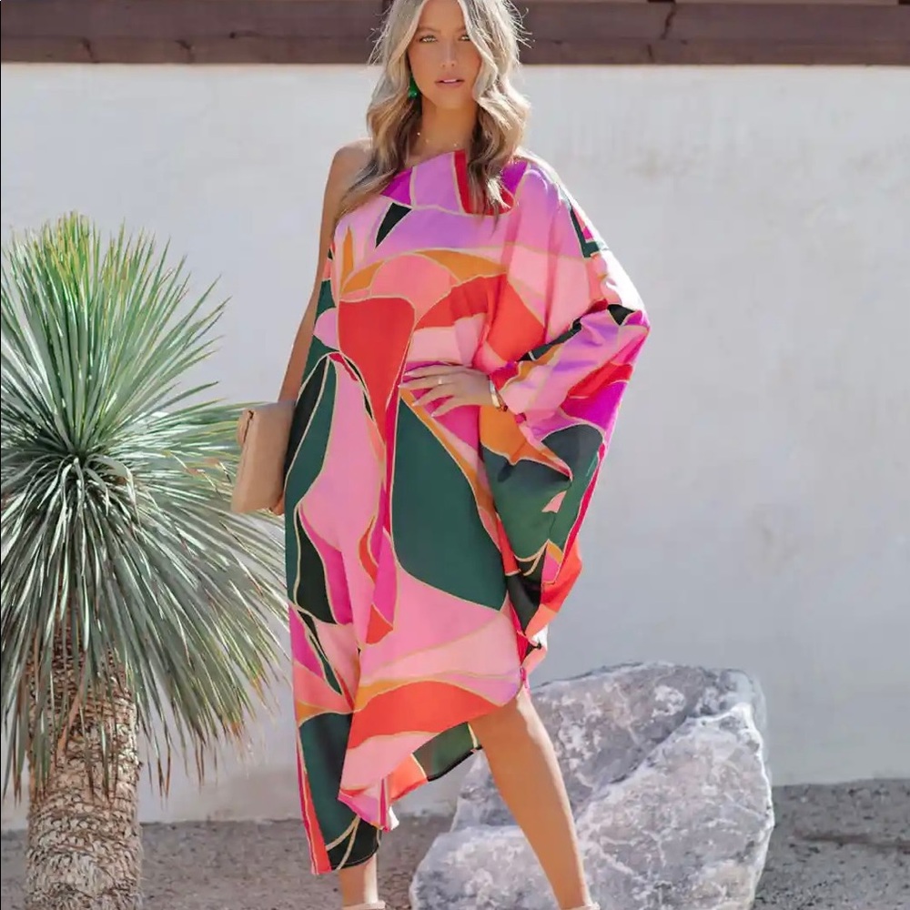 Brand New One Shoulder Asymmetrical Dress